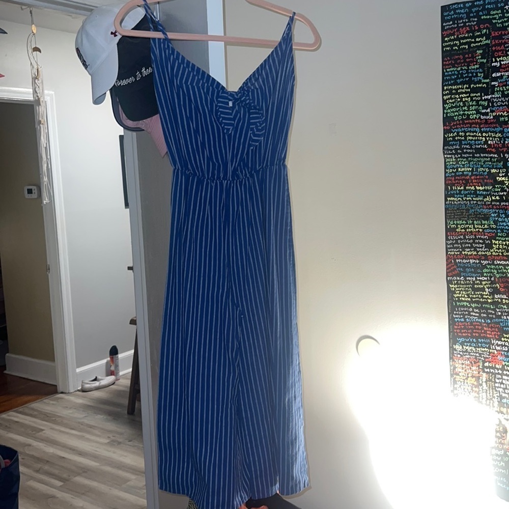 Blue Striped Jumpsuit​​​​​
